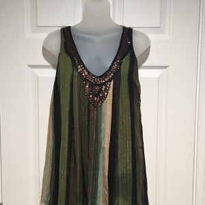 Vintage XXI "Forever 21" Sleeveless Sheer Top